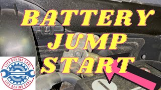 VW Golf 2019 Petrol Battery Jump Start Location [upl. by Seyah]