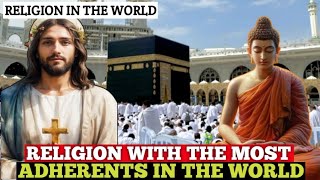 10 religions with the most adherents in the world [upl. by Nylareg]