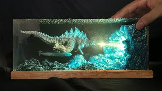 GODZILLA Atomic Breath in Tiamats DomainClay Resin Art Diorama [upl. by Lattie]