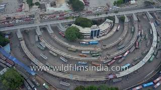 Majestic bus stand in Bangalore aerial view of perfect city planning [upl. by Jerri]