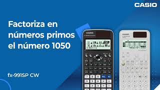 Casio ClassWiz Cómo factorizar con la calculadora [upl. by Shaylynn]