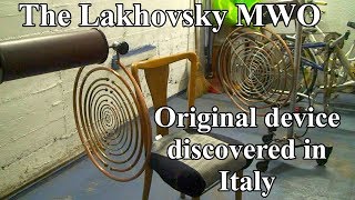 Original Lakhovsky Multiple Wave Oscillator found in Italy [upl. by Ellord]