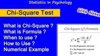 Chi Square Test  Goodness of fit Test Independence Homogeneity Theoretical and Numerical Example [upl. by Taimi]