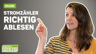 Stromzähler ablesen einfach erklärt GreenpeaceEnergy [upl. by Suzy]