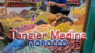 Walking Tour in Tangier Medina Morocco [upl. by Odlonra738]