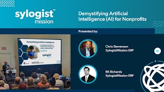 SylogistMission AICPA 2024 Education Session on Artificial Intelligence for Nonprofits  Sound Only [upl. by Scharf]