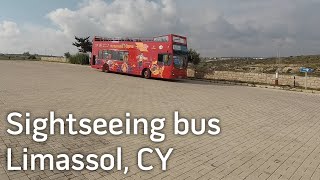 Tour with Limassol sightseeing bus  Limassol Kolossi Episkopi Cyprus [upl. by Atreb242]