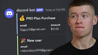 I Wish I Made This SaaS Discord Bot WAY Earlier [upl. by Schinica]
