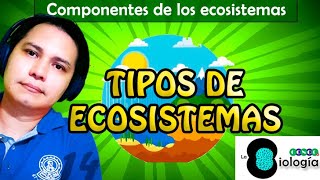 14 Tipos de ecosistemas  ST Componentes de los ecosistemas  CONOCE la Biología [upl. by Inah]