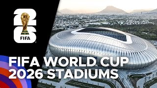 OFFICIAL  FIFA World Cup 2026 Stadiums USA Mexico Canada [upl. by Appledorf]