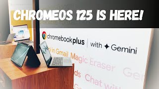 Google Chromebook Event ‘Chromebook Plus with Gemini’ amp ChromeOS 125 [upl. by Sivra]