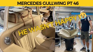 huge seat issues to deal with for the mercedes gullwing 300sl [upl. by Lindemann]