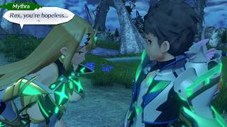 Xenoblade Chronicles 2  Choosing Mythra for Beneath the Aurora DLC Quest [upl. by Perron]