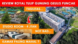 Royal Tulip Gunung Geulis Resort Puncak 2023  Studio Room Rekomendasi hotel bintang lima di Puncak [upl. by Akiria]