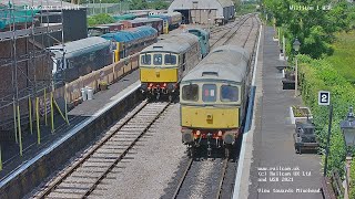 WSR  Williton Camera 1 West Somerset Railway Somerset UK  Railcam LIVE [upl. by Ydahs]