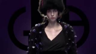 Giorgio Armani  2018 FallWinter Womenswear Fashion Show  Atmosfera [upl. by Haggai458]