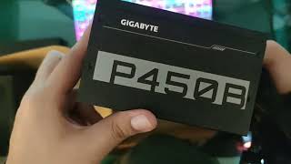 GIGABYTE P450B 80 plus BRONZE overview seasonic 80plus white pc pcgamer fuente gigabyte [upl. by Nahtannoj]