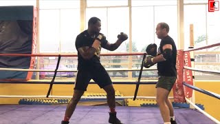 Dillian Whyte Training For Oscar Rivas [upl. by Ike]