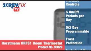 Screwfix Horstmann HRFS1 Programmable Room Thermostat [upl. by Sirron68]