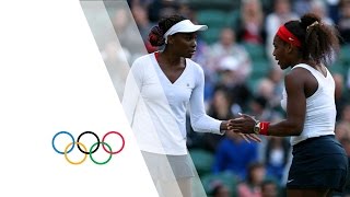 Womens Tennis  WilliamsWilliams vs KirilenkoPetrova  Doubles SemiFinal  London 2012 Olympics [upl. by Lemrej256]