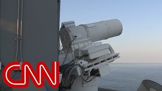 Watch the US Navys laser weapon in action [upl. by Anircam]