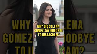 Why did Selena Gomez announce her retirement and say goodbye to Instagramselenagomez [upl. by Eidahs]