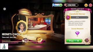 Junes journey Secrets 5 Scene 23 Candlelit Dinner Word mode 4k [upl. by Otrebilif278]