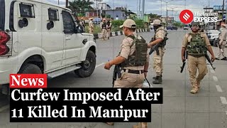 CRPF Soldier Injured In Manipur KukiMajority Areas Announce Shutdown [upl. by Dian]