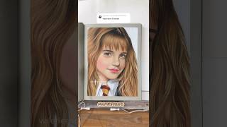 ASMR Drawing Hermione Granger sketchbook prismacolor [upl. by Conny]