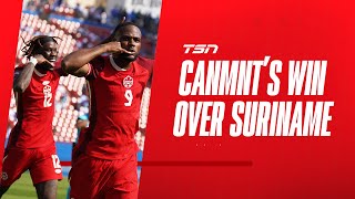 Caldwell not concerned after Canadas hard fought win over Suriname [upl. by Annoved832]