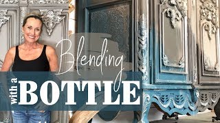 Blending with a Bottle  A Rainwashed Furniture Finish Tutorial with Traceys Fancy [upl. by Dotson840]