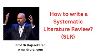 How to conduct Systematic Literature Review SLR [upl. by Philoo174]