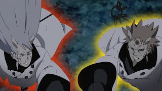 Hagoromo y Hamura vs Kaguya Otsutsuki  Hagoromo fue el primero en dominar modo Sage contra Kaguya [upl. by Jacky24]