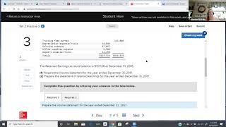 Income Statement and Retained Earning Statement Practice [upl. by Hermione]