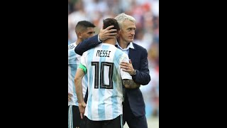 Didier Deschamps talks about the duel with Leo Messi in the World Championship final [upl. by Oiredised168]