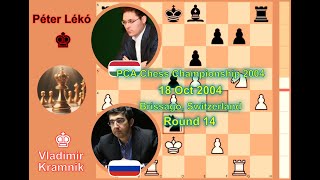 Kramnik Vs Lékó  2004 World Chess Championship [upl. by Arica]