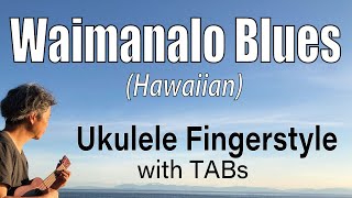 Waimanalo Blues Country Comfort  Hawaiian Ukulele Fingerstyle PlayAlong wTABs PDF available [upl. by Sylvie]