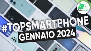 MIGLIORI Smartphone GENNAIO 2024 tutte le fasce di prezzo  TopSmartphone [upl. by Ditmore]