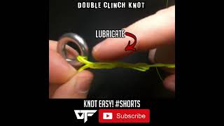 How to Tie a DOUBLE CLINCH KNOT  Knot Easy Shorts  Fishing Knot Tutorial [upl. by Sanders]