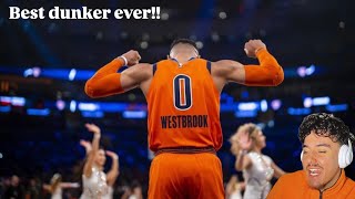 Russell Westbrook best dunks everReaction [upl. by Einittirb]