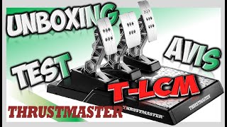 PEDALIER THRUSMASTER TLCM  UNBOXING TEST ET AVIS [upl. by Nyladnek]