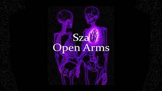 Sza open arms lyrics solo version sped Up [upl. by Dranrev902]