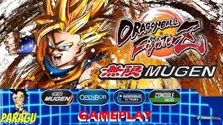 Dragon Ball FighterZ Mugen V6 Playthrough GAMEPLAY  LINK [upl. by Frulla]