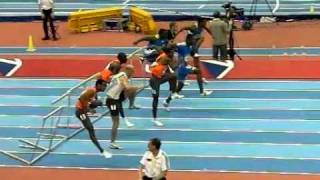 Dayron Robles  M60mH Final NIA Grand Prix Birmingham 2010 300fps [upl. by Nylehtak]