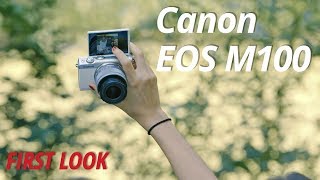 First Look  Canon EOS M100 [upl. by Elrebmik380]