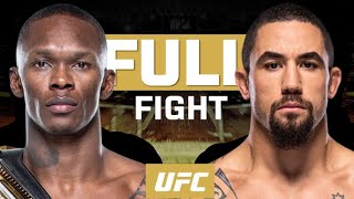 ROBERT WHITTAKER vs ISREAL ADESANYA  FULL FIGHT  FREE FIGHT  ufc mma [upl. by Anahsar]