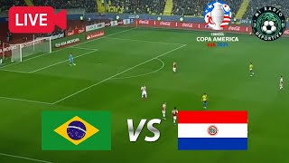 EN VIVO  BRASIL VS PARAGUAY  COPA AMERICA GRUPO D [upl. by Shaper505]