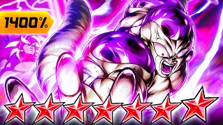 Dragon Ball Legends ZENKAI 7 1400 14 STAR LF FULL POWER FRIEZA A POWERFUL YEL CHARACTER [upl. by Aniweta]