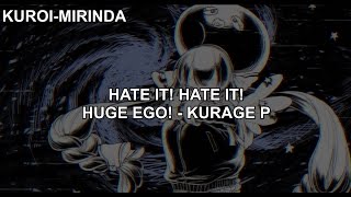 Hate it Hate it Huge ego  Kurage P 【Otomachi Una】Sub español [upl. by Fernandez]