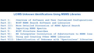 Part V Structure Searches [upl. by Aerdnwahs]